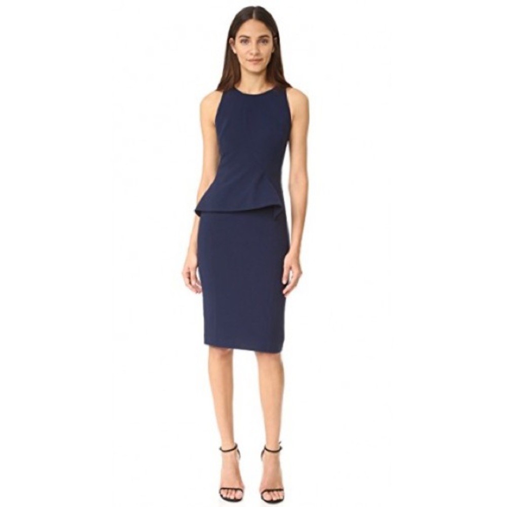 Black Halo Kiara sheath dress, Navy, NWT, size 4